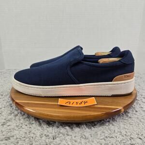 Toms Trvl Lite 2.0 Slip On Navy Canvas Casual Lifestyle Daily Sneakers Mens 11.5